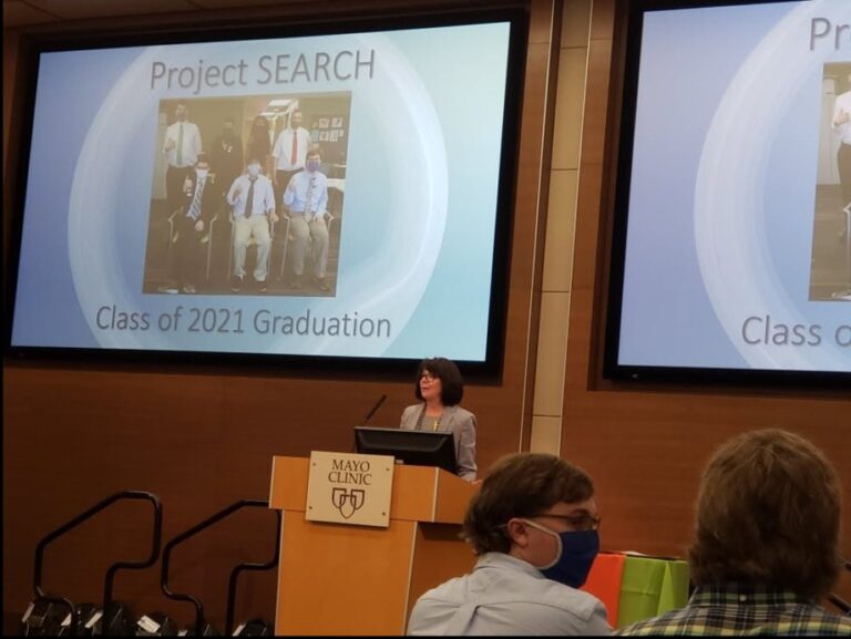 LT Mayo Project SEARCH graduation speaker 2023